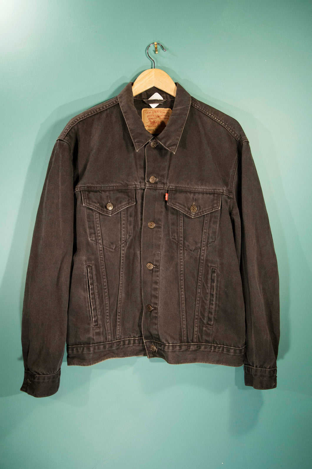 Veste en jean noire Levi's