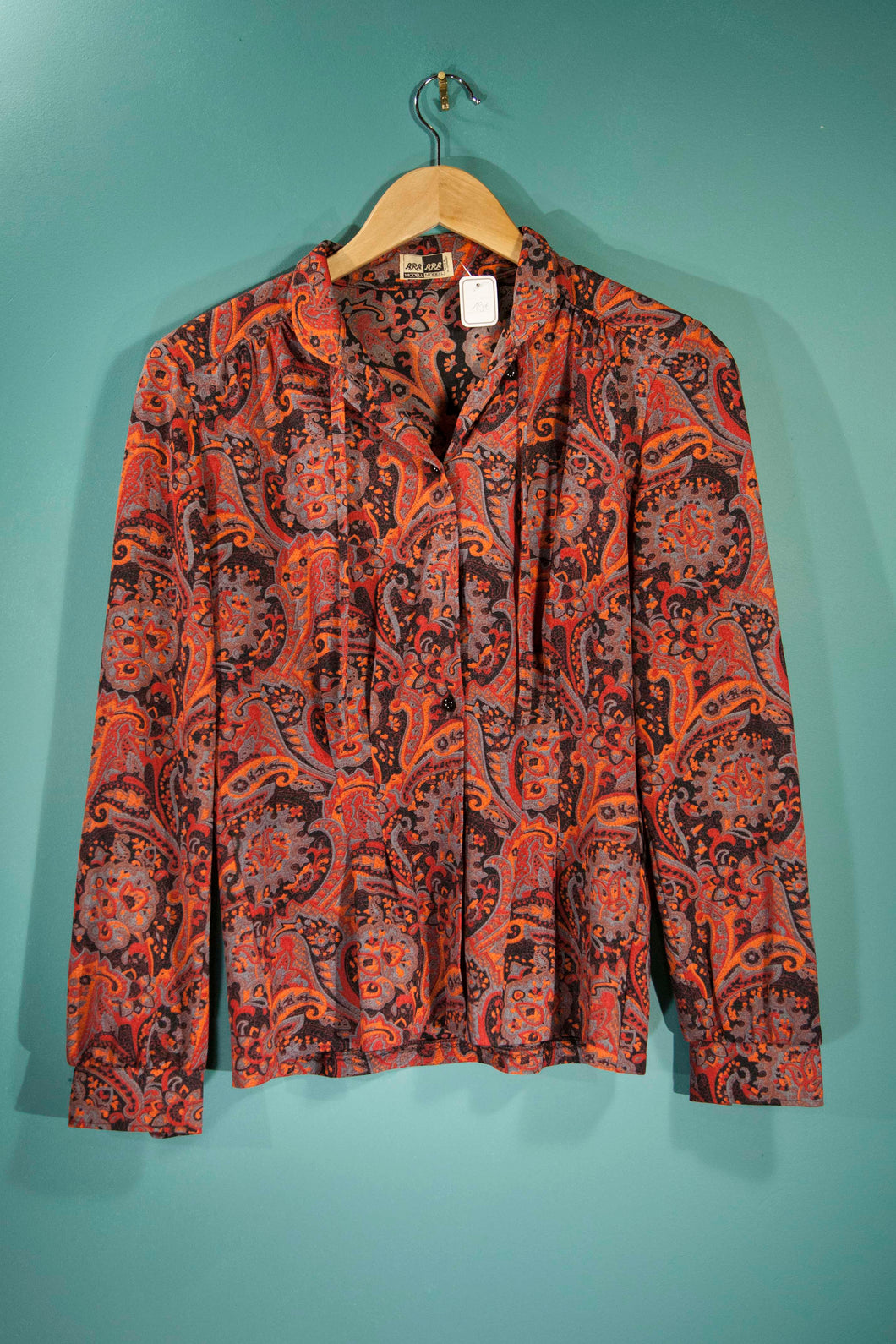 Chemise femme vintage motifs arabesques
